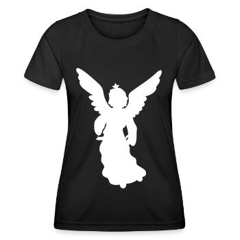 Ange Protecteur Ange Gardien Noël Noël - T-shirt sport Femme - noir - Devant - AI Model Female 172 light (172cm)