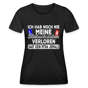 MTRA Medizinisch-Technischer Radiologie Mta - Frauen Funktions-T-Shirt - Schwarz - Vorne - AI Model Female 172 light (172cm)