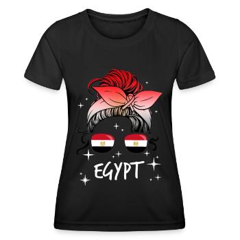 Egypt - Women's Functional T-Shirt - black - Front - AI Model Female 172 light (172cm)