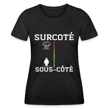 Surcoté Six pack Sous côté Six MacDo - T-shirt sport Femme - noir - Devant - AI Model Female 172 light (172cm)