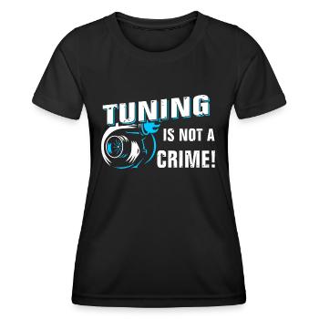 Car tuning is not a crime - Women's Functional T-Shirt - black - Front - AI Model Female 172 light (172cm)