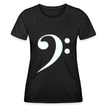 Bass Key - Women's Functional T-Shirt - black - Front - AI Model Female 172 light (172cm)