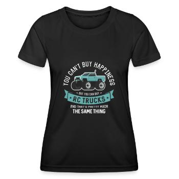 RC Model Design for a RC Model Maker - Women's Functional T-Shirt - black - Front - AI Model Female 172 light (172cm)