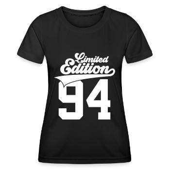 32ND BIRTHDAY LIMITED EDITION 1994 - Women's Functional T-Shirt - black - Front - AI Model Female 172 light (172cm)