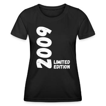 2009 Édition limitée Anniversaire - T-shirt sport Femme - noir - Devant - AI Model Female 172 light (172cm)