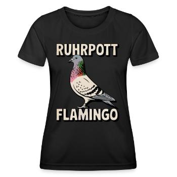 Rhénanie-du-Nord-Westphalie Rhénanie-du-Nord-Westphalie Rhénanie-du-Nord-Westphalie Allemagne Ruhrpott - T-shirt sport Femme - noir - Devant - AI Model Female 172 light (172cm)