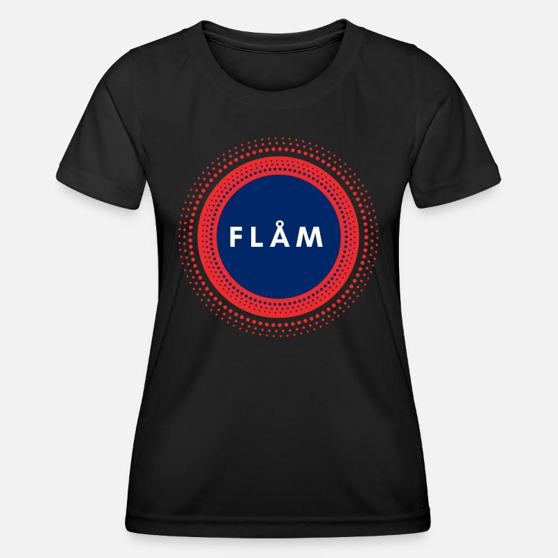 Flam Norway - Women's Functional T-Shirt - black