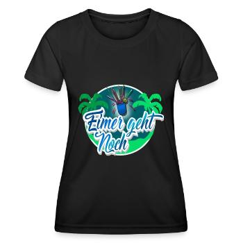 Eimer Geht Noch Eimer Saufen Mallorca - Frauen Funktions-T-Shirt - Schwarz - Vorne - AI Model Female 172 light (172cm)