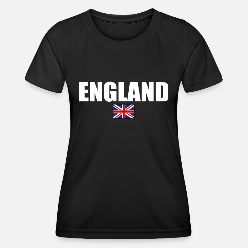 England - Women's Functional T-Shirt - black