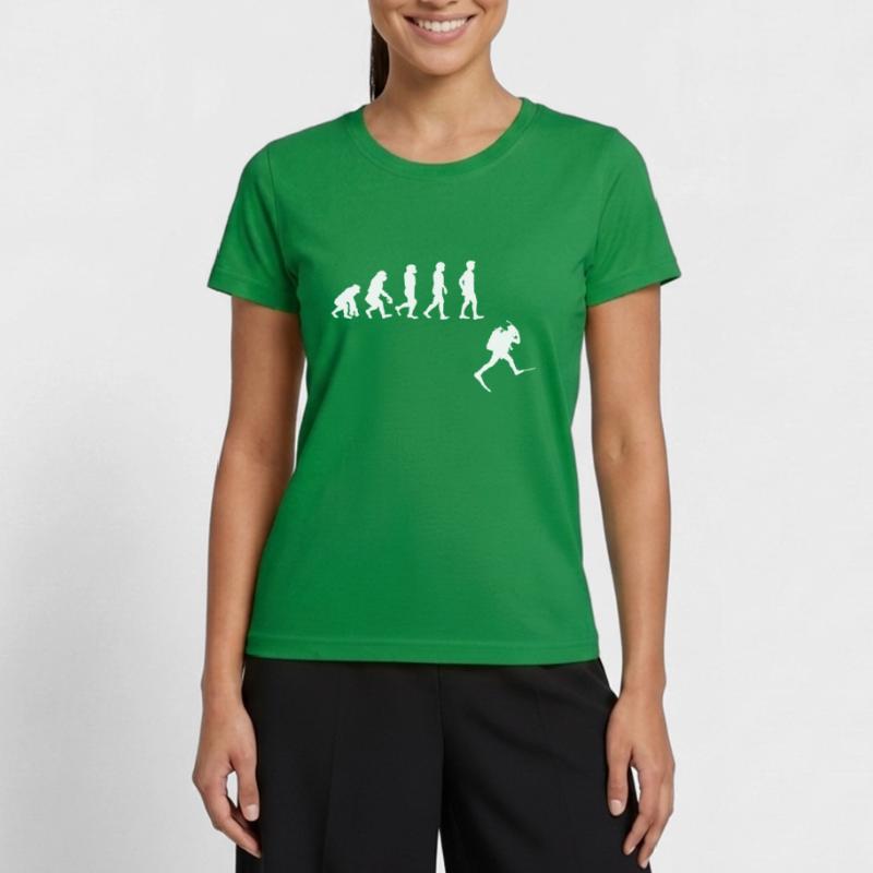 Evolution Freitauchen Freitauchen Plongée Frauen Funktions-T-Shirt