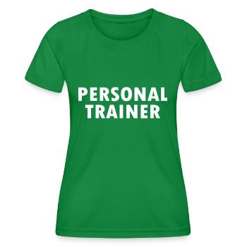 Personal trainer - Frauen Funktions-T-Shirt - Kelly Green - Vorne - AI Model Female 172 dark (172cm)