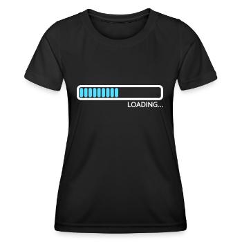 Loading bar Loading - Women's Functional T-Shirt - black - Front - AI Model Female 172 light (172cm)