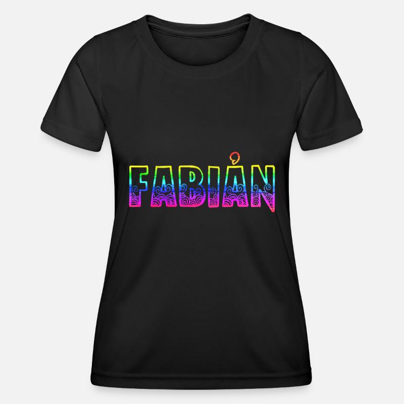 Fabian RS Rainbow - Women's Functional T-Shirt - black