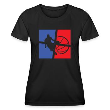 Ball Love Basketball Joueur d’équipe parfait - T-shirt sport Femme - noir - Devant - AI Model Female 172 light (172cm)