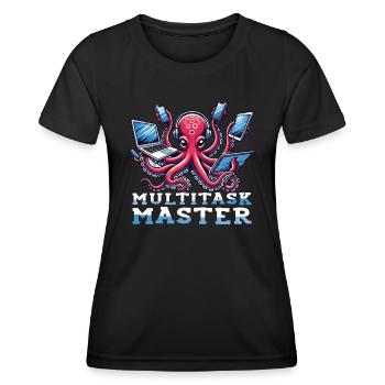 Exceptional skills with our - Women's Functional T-Shirt - black - Front - AI Model Female 172 light (172cm)
