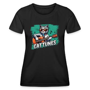 Apportez une comédie musicale - T-shirt sport Femme - noir - Devant - AI Model Female 172 light (172cm)