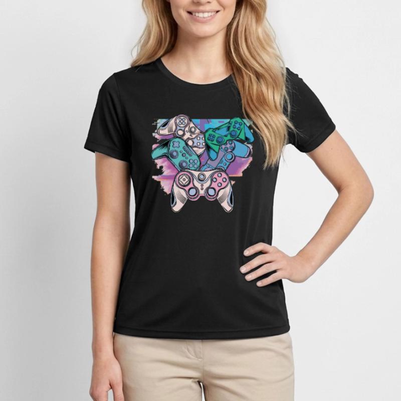 Play Controller Gaming Controller needed a Women's Functional T-Shirt