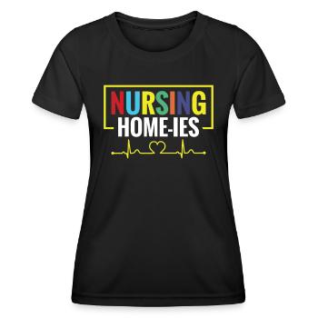 Nursing Home Administrators - Women's Functional T-Shirt - black - Front - AI Model Female 172 light (172cm)