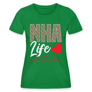 Life as a nursing home administrator - Women's Functional T-Shirt - kelly green - Front - AI Model Female 172 dark (172cm)