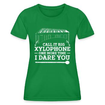 Ich Würde Es Nicht Riskieren, Es Ein Großes - Frauen Funktions-T-Shirt - Kelly Green - Vorne - AI Model Female 172 dark (172cm)