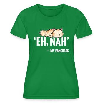 Only losers need a pancreas - Women's Functional T-Shirt - kelly green - Front - AI Model Female 172 dark (172cm)