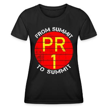 Madeira Walking Tour PR 1 From Summit To Summit - Women's Functional T-Shirt - black - Front - AI Model Female 172 light (172cm)