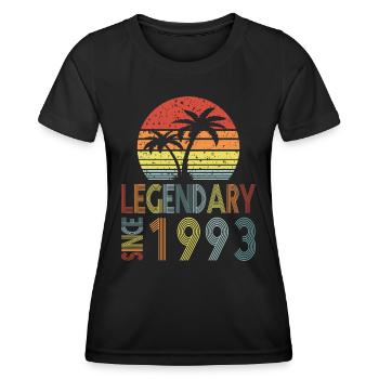 Legendary since 1993 - Women's Functional T-Shirt - black - Front - AI Model Female 172 light (172cm)