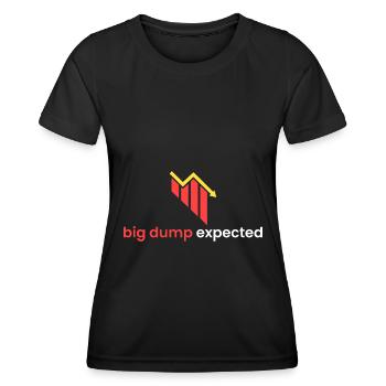 large landfill expected - Women's Functional T-Shirt - black - Front - AI Model Female 172 light (172cm)