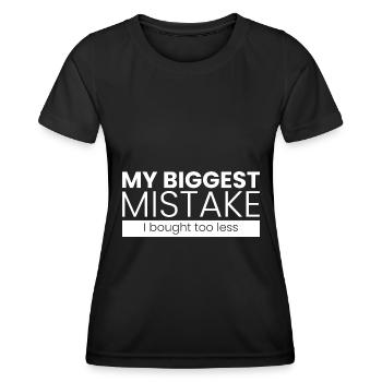 Je n’ai pas acheté assez... - T-shirt sport Femme - noir - Devant - AI Model Female 172 light (172cm)