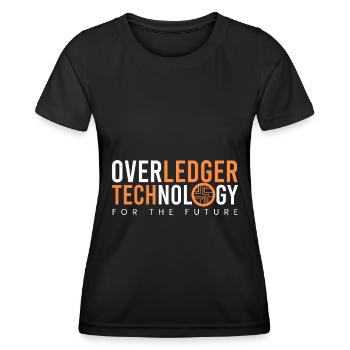 Overledger Technology - Women's Functional T-Shirt - black - Front - AI Model Female 172 light (172cm)