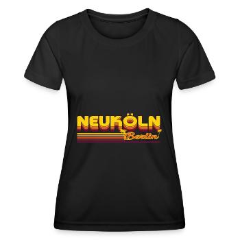 Nouveau design cool du quartier de Cologne à Berlin - T-shirt sport Femme - noir - Devant - AI Model Female 172 light (172cm)