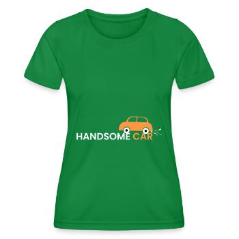 jolie voiture - T-shirt sport Femme - vert - Devant - AI Model Female 172 dark (172cm)