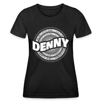 Denny as a gift idea - Women's Functional T-Shirt - black - Front - AI Model Female 172 light (172cm)