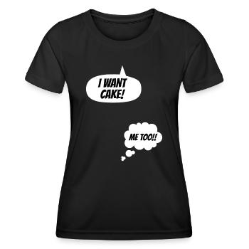Frauen Neue Mama Mama Ankündigung Schwangerschaft Eltern - Frauen Funktions-T-Shirt - Schwarz - Vorne - AI Model Female 172 light (172cm)