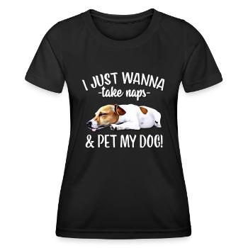 Jack Russell - Women's Functional T-Shirt - black - Front - AI Model Female 172 light (172cm)