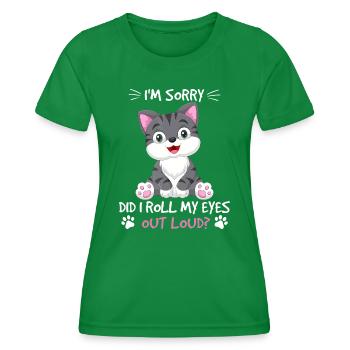 Native History - Indigenous Indian Native American - Women's Functional T-Shirt - kelly green - Front - AI Model Female 172 dark (172cm)