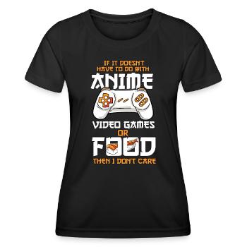 Anime Video Games Food Sushi Gaming, Otaku Gift An - Women's Functional T-Shirt - black - Front - AI Model Female 172 light (172cm)