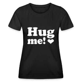 Umarme mefunnyanatomycatcatsghosthorroroccultretrowit - Frauen Funktions-T-Shirt - Schwarz - Vorne - AI Model Female 172 light (172cm)