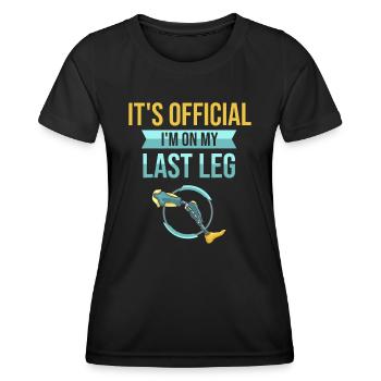 Leg Prosthetic Leg Amputation Amputeeleg amputeele - Women's Functional T-Shirt - black - Front - AI Model Female 172 light (172cm)