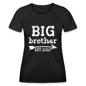 Promu à Big Bro 2023 Leveled Up à Big Brother - T-shirt sport Femme - noir - Devant - AI Model Female 172 light (172cm)