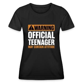13 Geburtstag Offizieller Teenager Junge 13 Jahre Mathe 13. B - Frauen Funktions-T-Shirt - Schwarz - Vorne - AI Model Female 172 light (172cm)