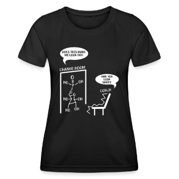 Chemistry Student - Science Teacher Chemist - Women's Functional T-Shirt - black - Front - AI Model Female 172 light (172cm)