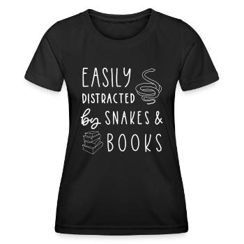 Snake, Snake Boy, Snake - Women's Functional T-Shirt - black - Front - AI Model Female 172 light (172cm)