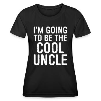 Mens I'm Going To Be The Cool Uncle - Women's Functional T-Shirt - black - Front - AI Model Female 172 light (172cm)