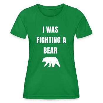 Cadeau de main de survivant de bras cassé pour les enfants se rétablissent alors - T-shirt sport Femme - vert - Devant - AI Model Female 172 dark (172cm)