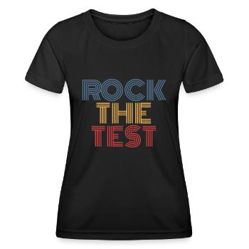 Rock The Test Student Teacher Classroom School - Women's Functional T-Shirt - black - Front - AI Model Female 172 light (172cm)