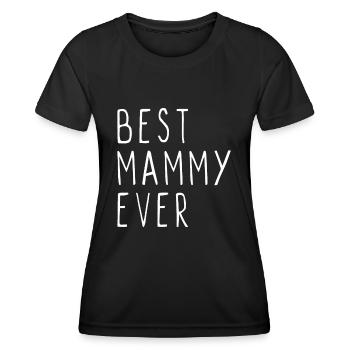 Meilleure Mammy Ever Family Funny Cool - T-shirt sport Femme - noir - Devant - AI Model Female 172 light (172cm)