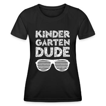 Kinder Kindergarten Kerl - Frauen Funktions-T-Shirt - Schwarz - Vorne - AI Model Female 172 light (172cm)