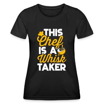 Chefkoch Schneebesen Taker Lustige Küche Kochen Liebhaber - Frauen Funktions-T-Shirt - Schwarz - Vorne - AI Model Female 172 light (172cm)