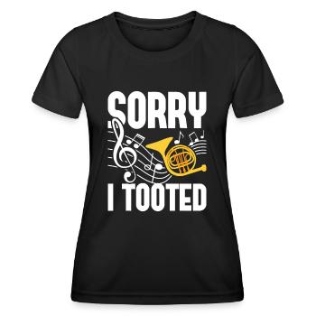 Mittagessen, Dame, Schule, Köchin, Gastronomie, - Frauen Funktions-T-Shirt - Schwarz - Vorne - AI Model Female 172 light (172cm)